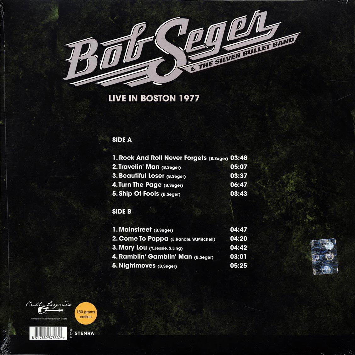 Bob Seger & The Silver Bullet Band - Live In Boston 1977: Boston Music Hall, March 21st