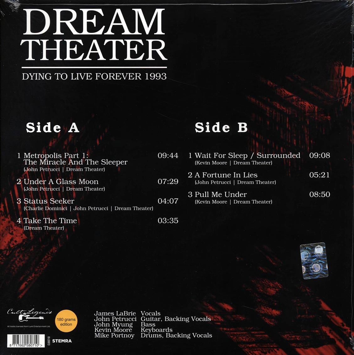Dream Theater - Dying To Live Forever 1993: Summerfest, Henry W Maier Festival Park, Milwaukee, June 29th