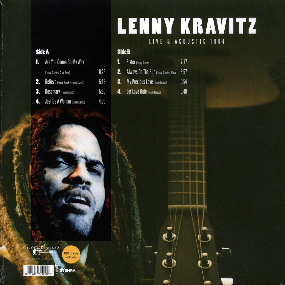 Lenny Kravitz - Live & Acoustic 1994: Live At MTV Unplugged Sont Studios, NYC, March 14th