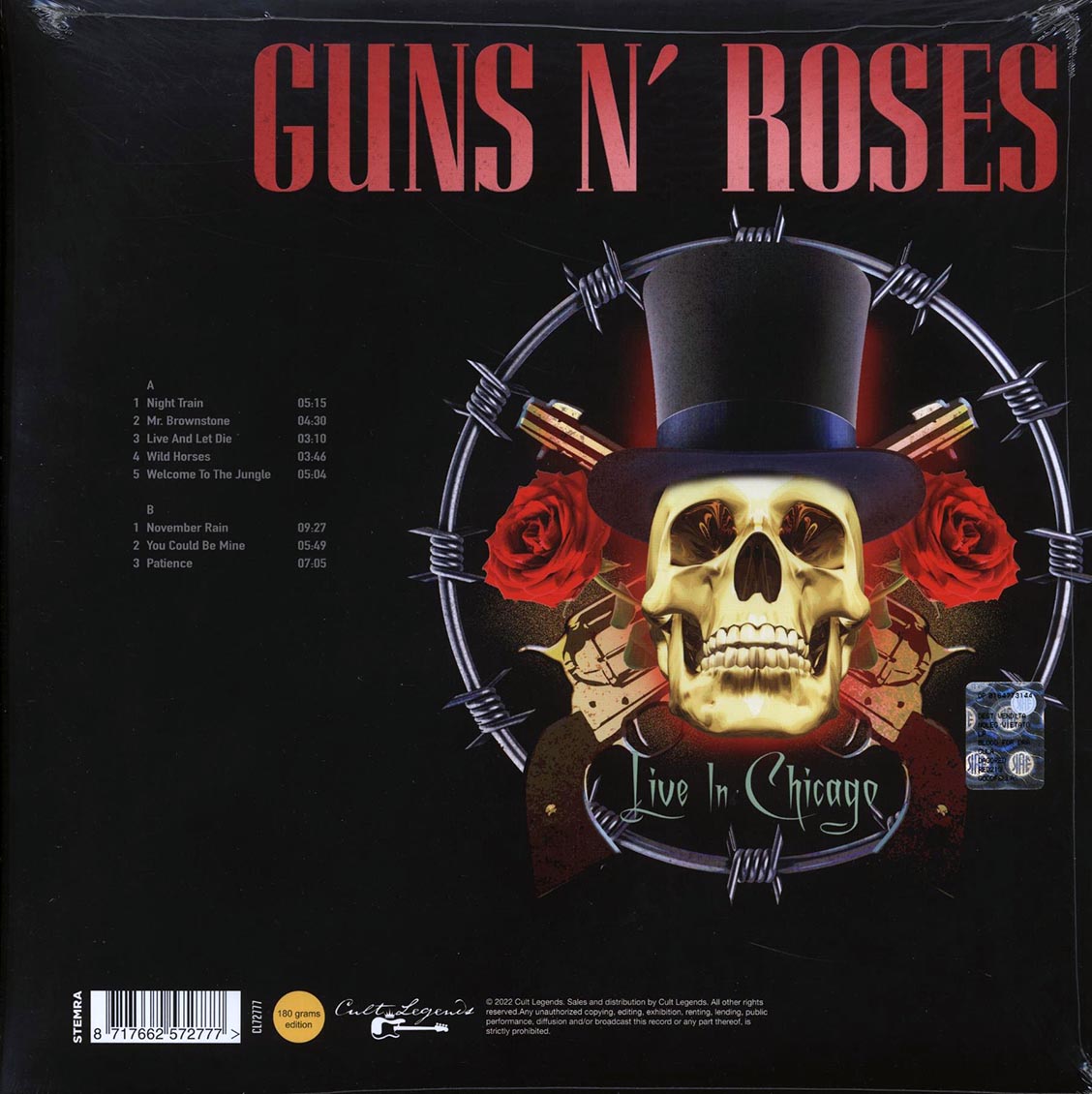 Guns N' Roses - Live In Chicago: Rosemont Horizon, April 9th, 1992