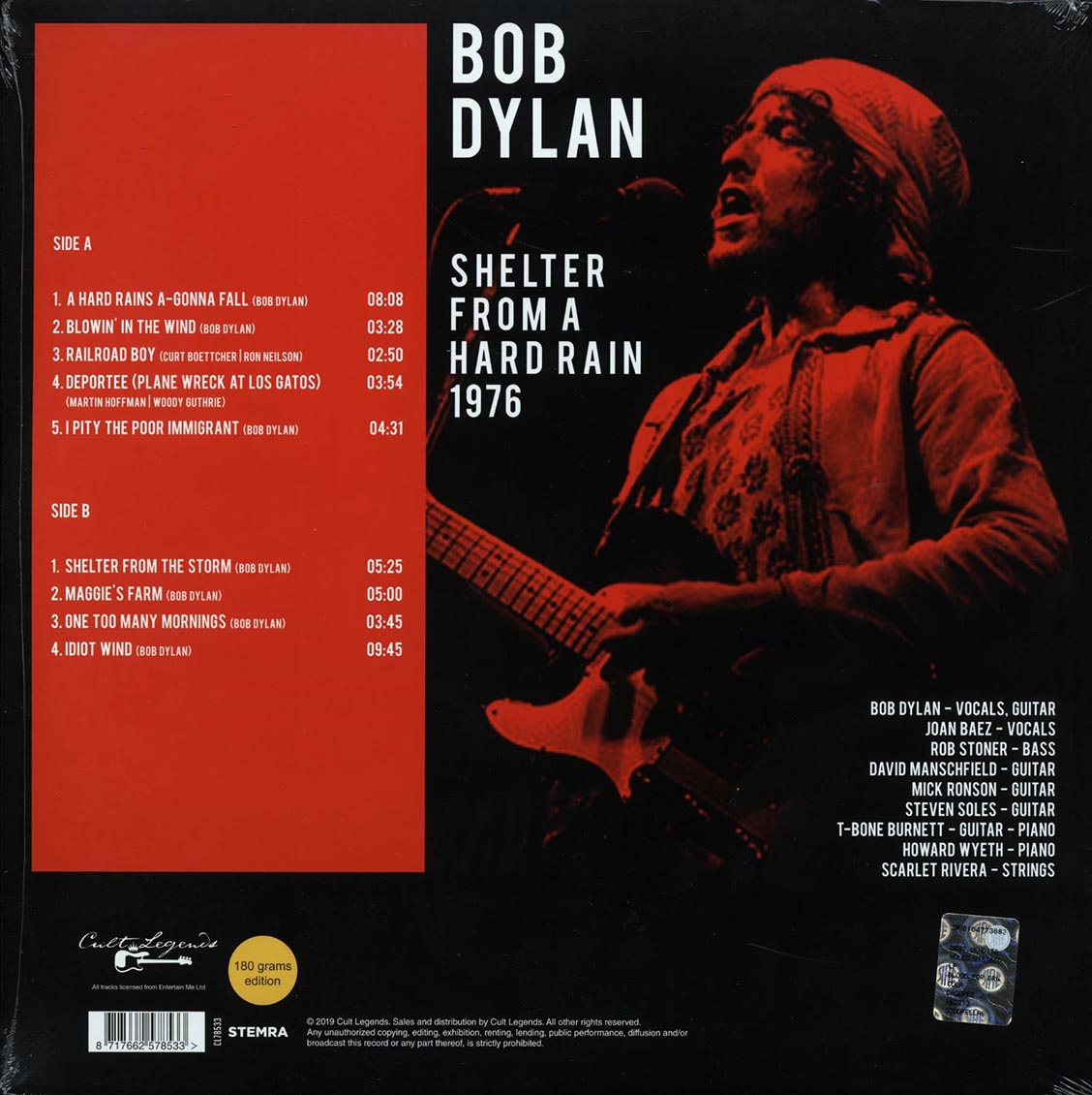 Bob Dylan - Shelter From A Hard Rain 1976