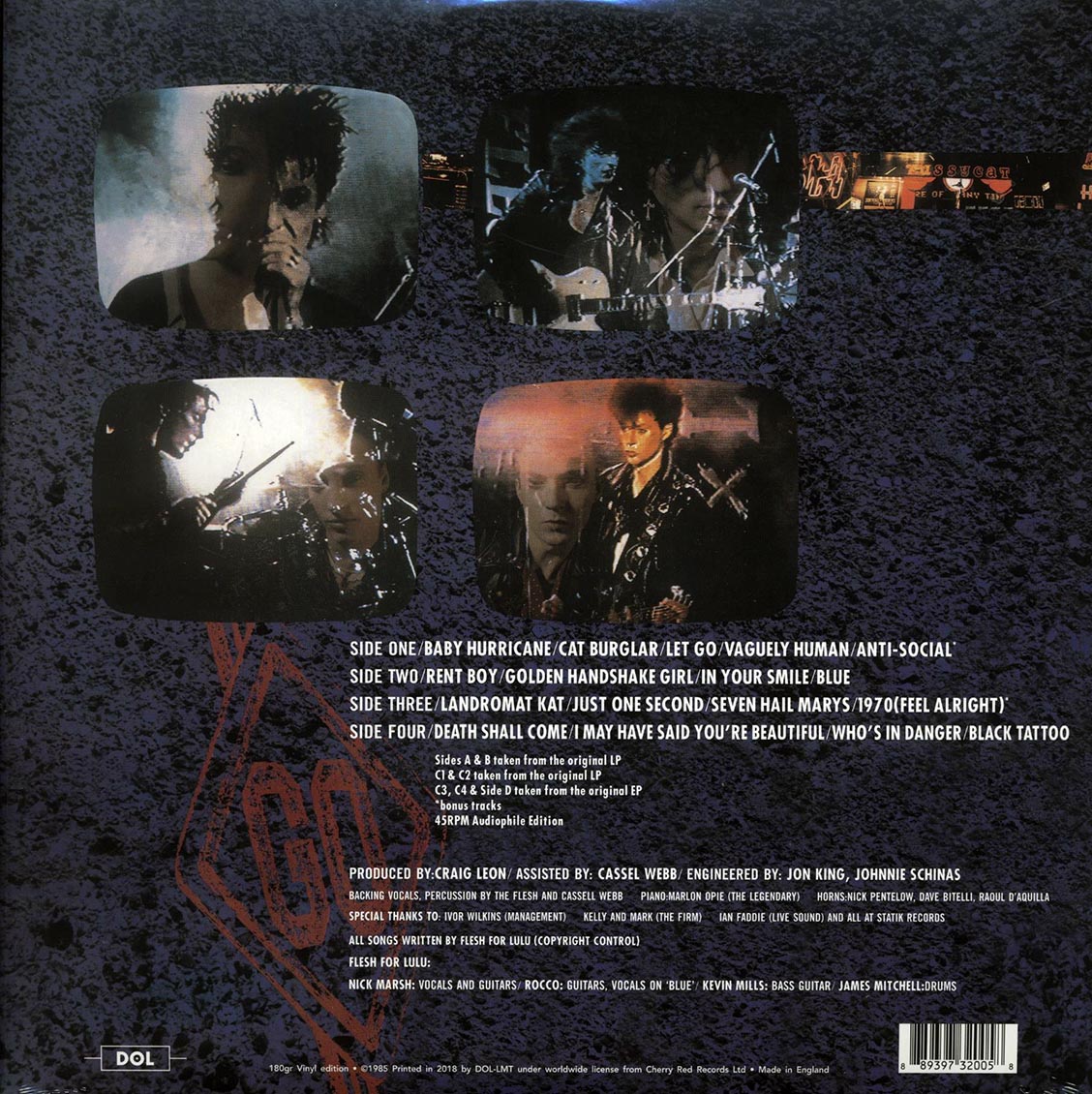 Flesh For Lulu - Big Fun City (+ 3 bonus tracks) (2xLP) (45rpm) (180g)