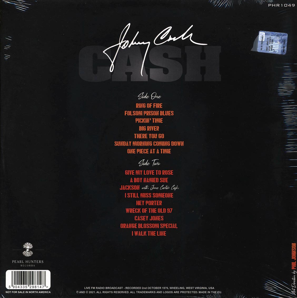 Johnny Cash - Orange Blossom Special: Live Radio Broadcast (orange vinyl)