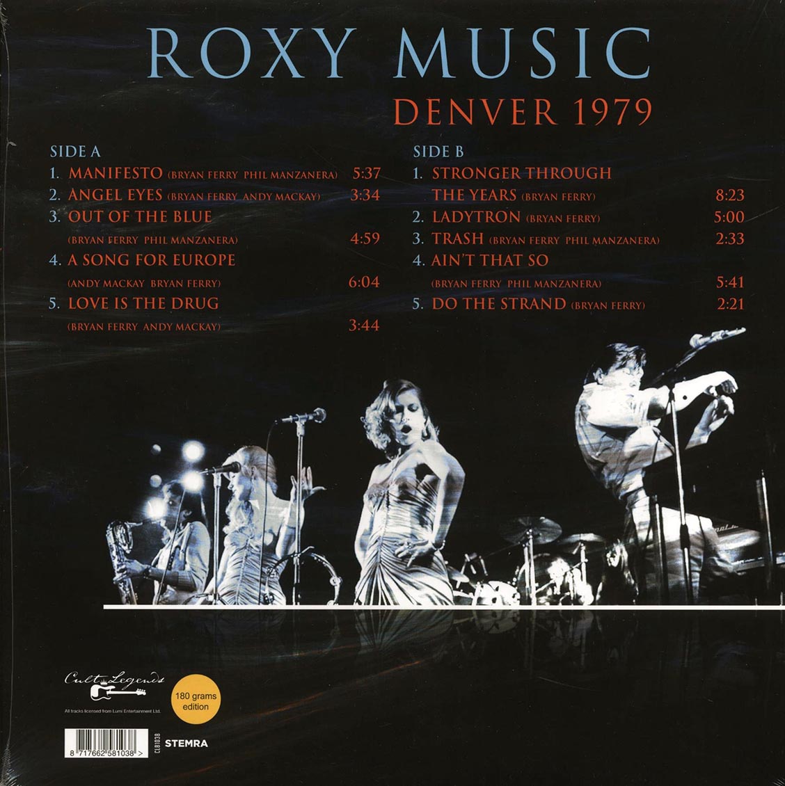 Roxy Music - Denver 1979: Rainbow Music Hall, April 12th