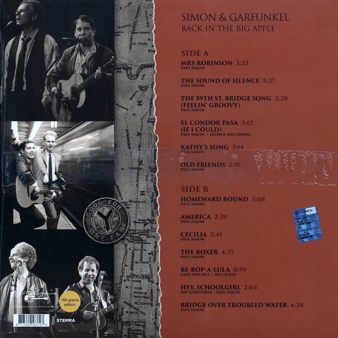 Simon & Garfunkel - Back In The Big Apple: Live At Paramount Theatre, NY, October 23rd, 1993