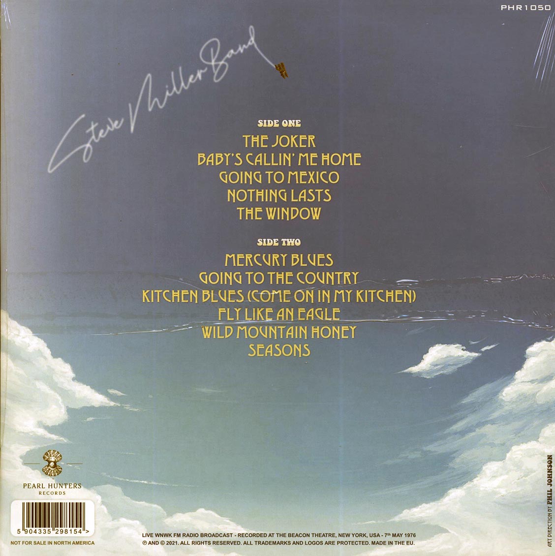 Steve Miller Band - Beacon Blues: Live Radio Broadcast, Beacon Theatre, NY, May 7th, 1976 (colored vinyl)