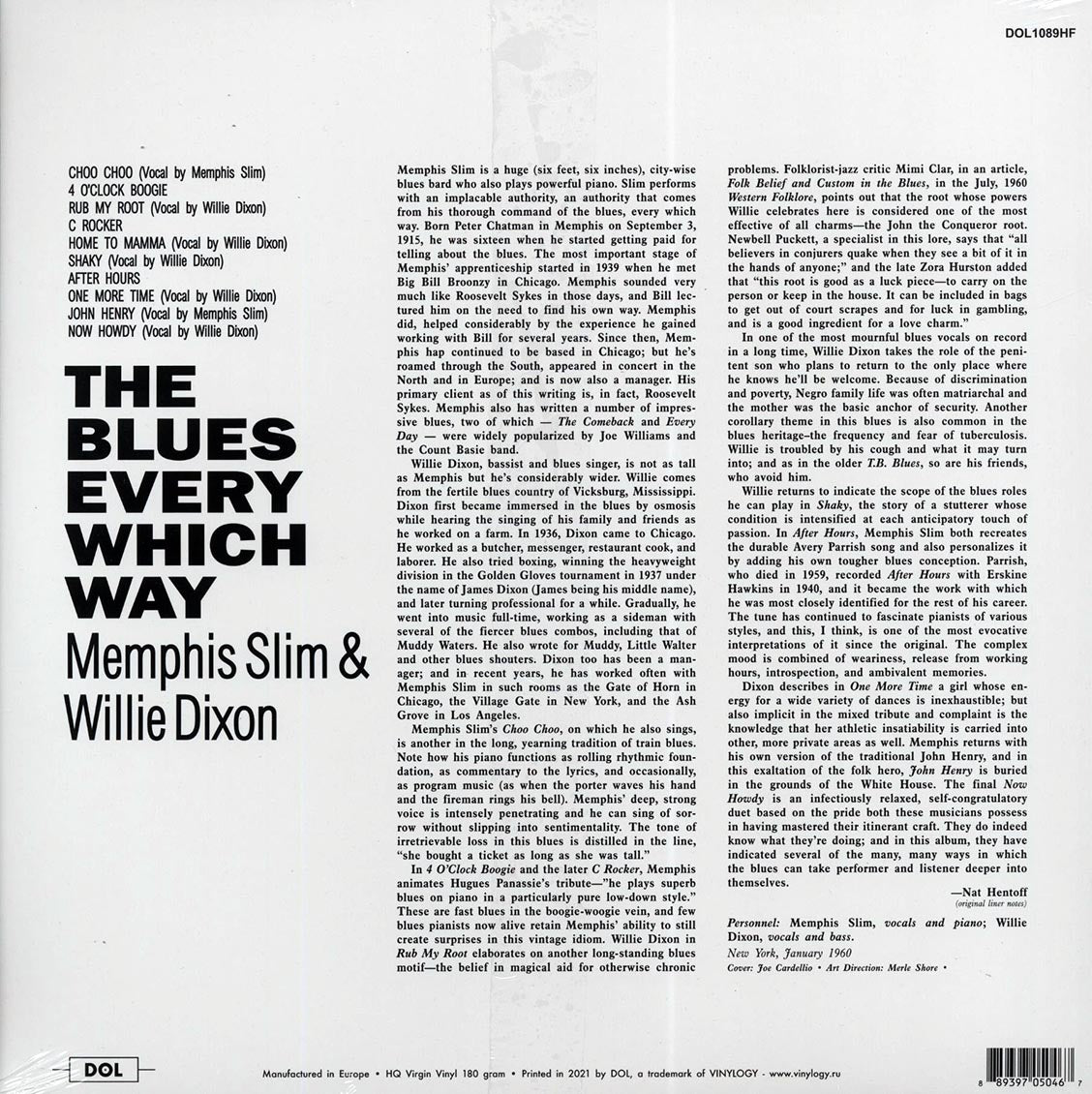 Memphis Slim, Willie Dixon - The Blues Every Which Way (180g) (yellow vinyl)
