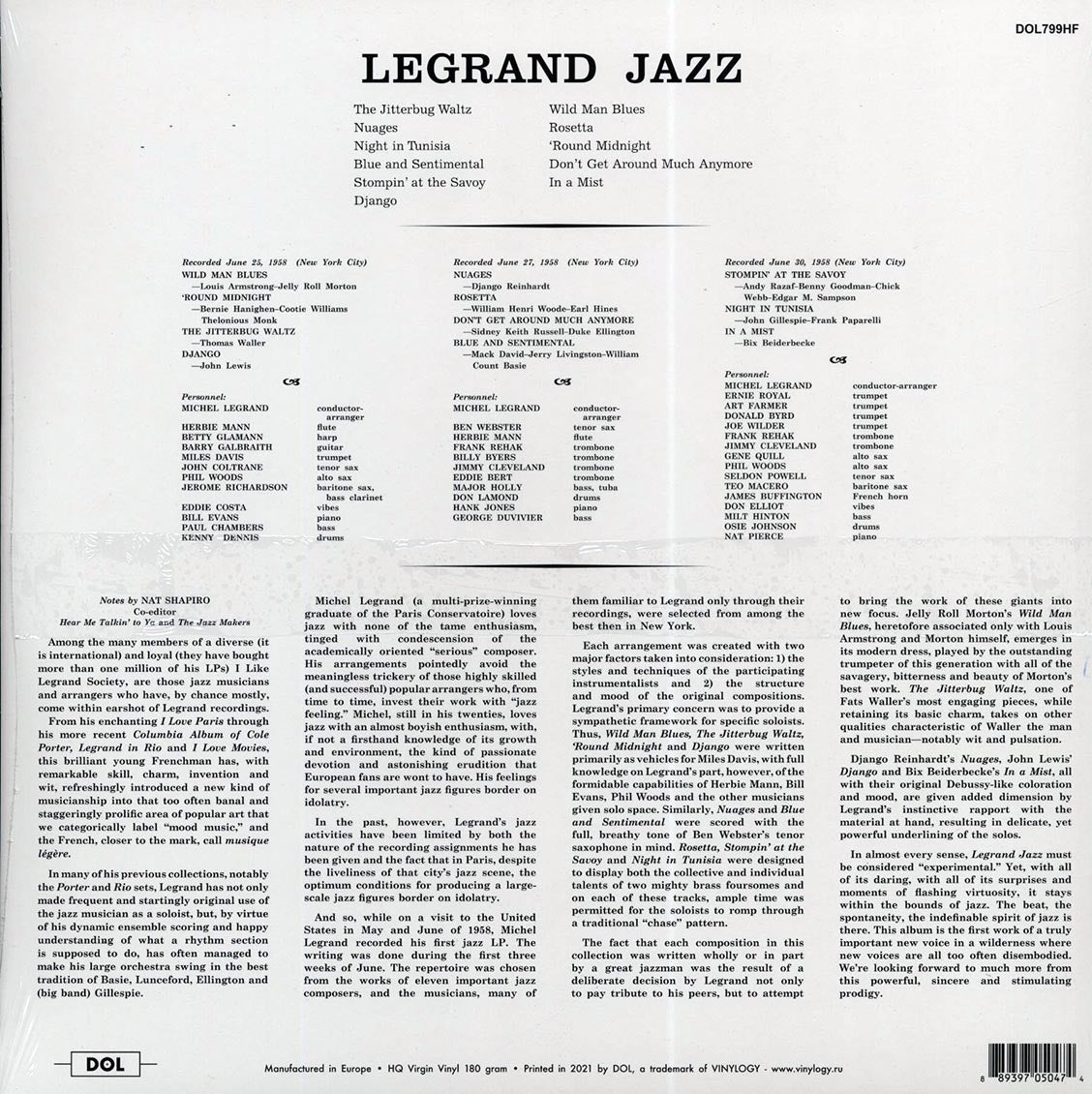 Michel Legrand - Legrand Jazz (180g)