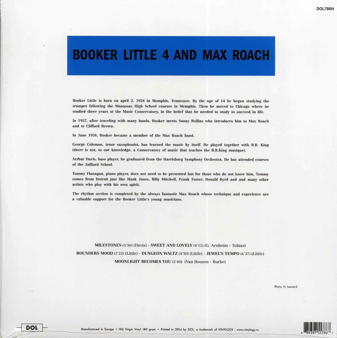 Booker Little 4, Max Roach - Booker Little 4 & Max Roach (180g)