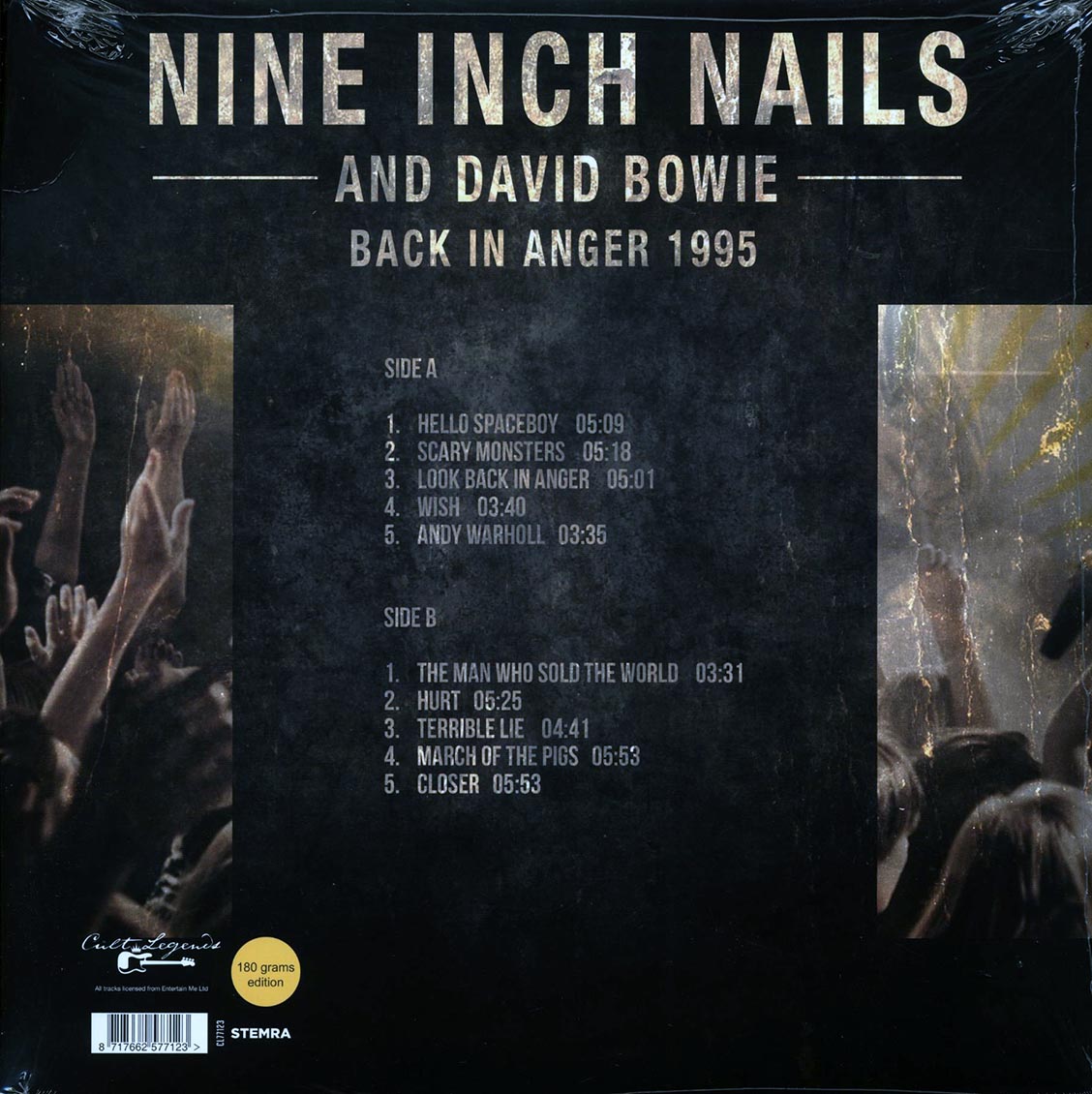 Nine Inch Nails, David Bowie - Back In Anger 1995: Riverport Amphitheatre, Maryland Heights, St. Louis, MO, October 11th