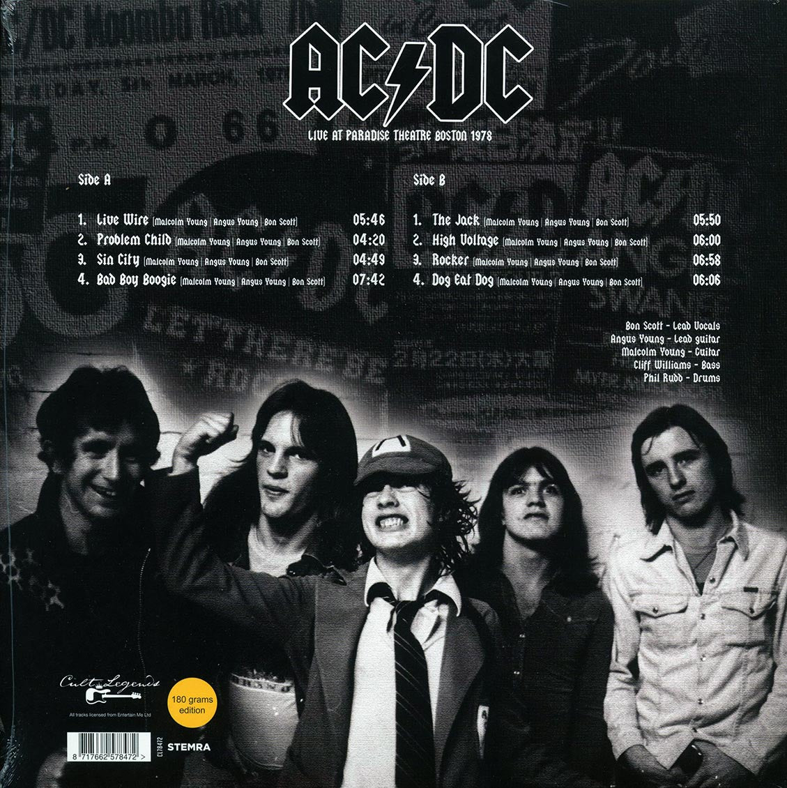 AC/DC - Live At Paradise Theatre Boston 1978, August 21st