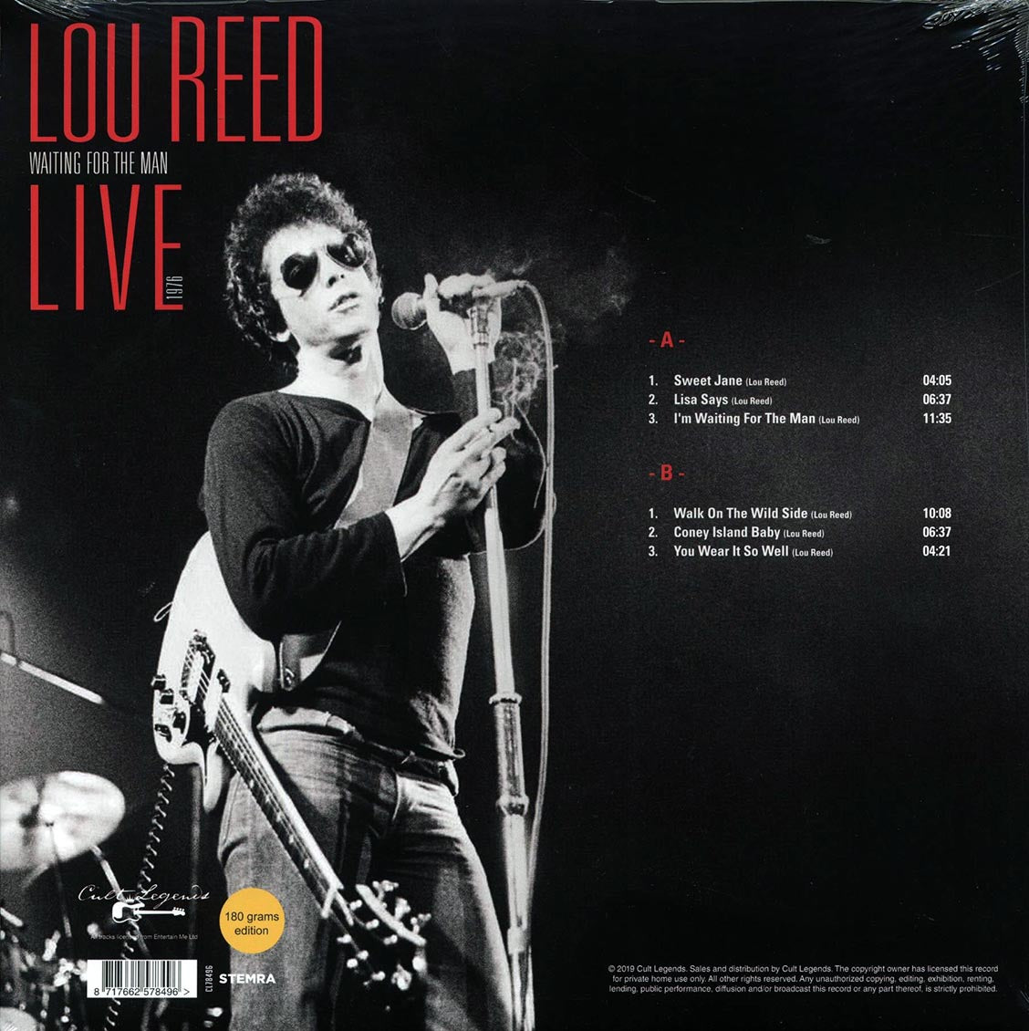 Lou Reed - Waiting For The Man Live 1976: Roxy Theatre, Los Angeles, January