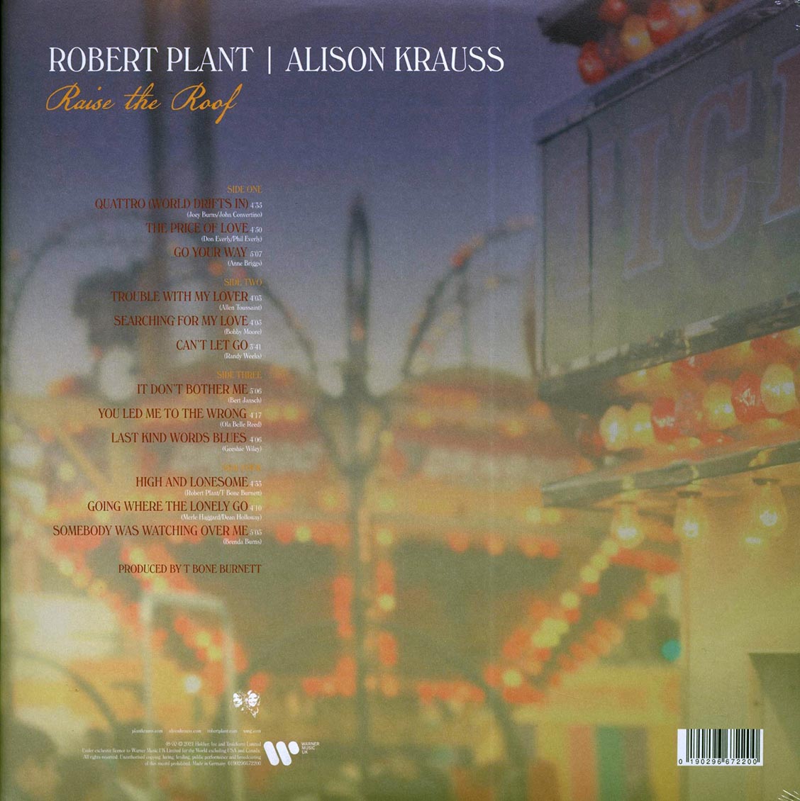 Robert Plant, Alison Krauss - Raise The Roof (2xLP)