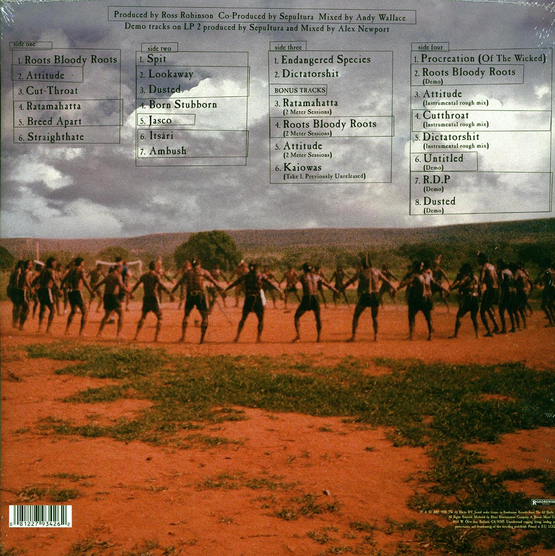 Sepultura - Roots (+ 13 bonus tracks) (2xLP) (180g) (remastered)