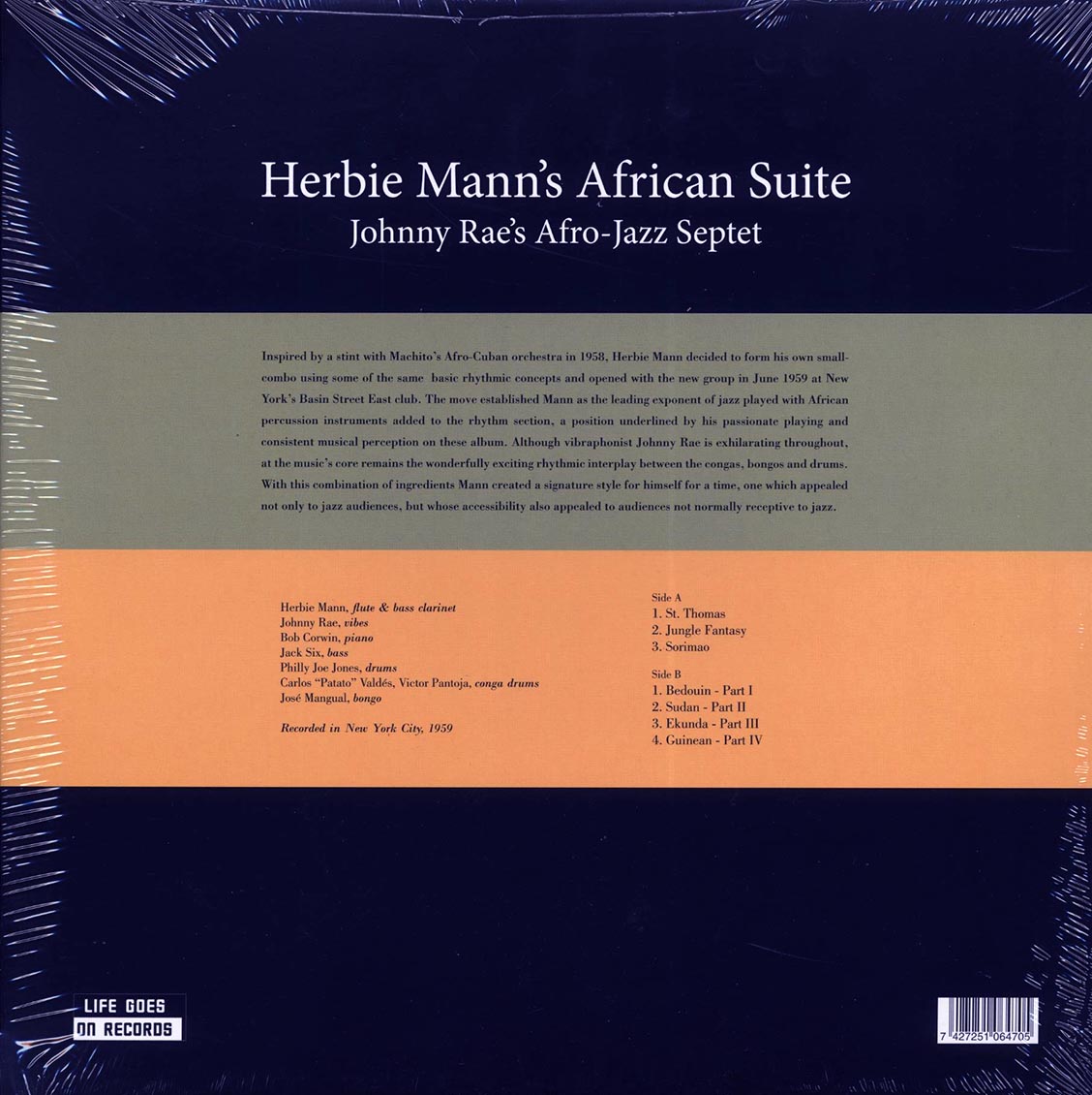 Johnny Rae's Afro-Jazz Sextet - Herbie Mann's African Suite