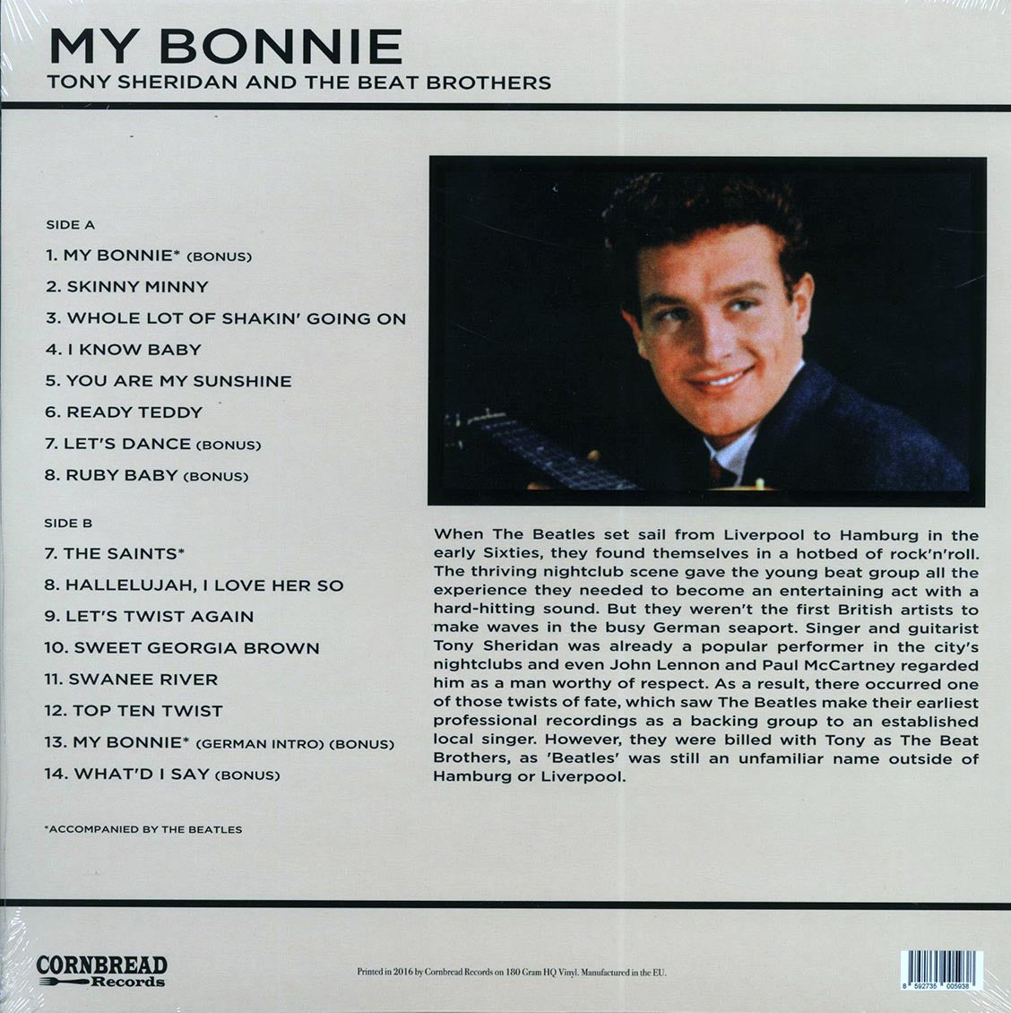 Tony Sheridan & The Beat Brothers - My Bonnie (+ 6 bonus tracks) (incl. mp3) (180g)
