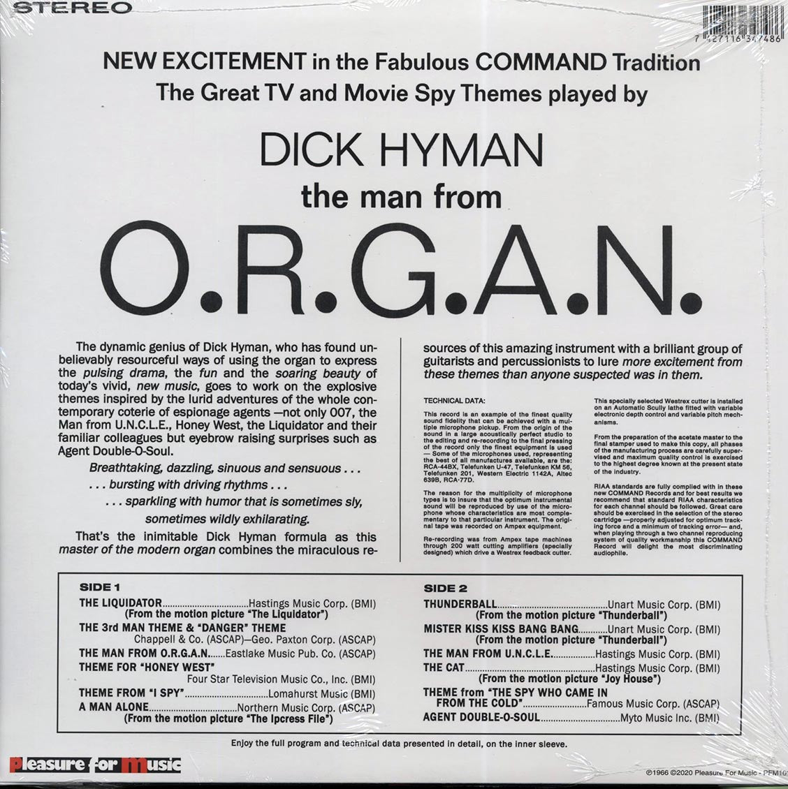 Dick Hyman - The Man From O.R.G.A.N. (180g)