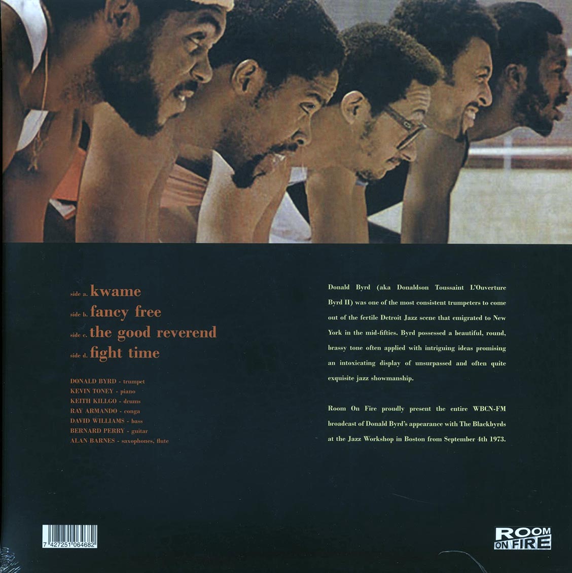 Donald Byrd & The Blackbyrds - Live At The Jazz Workshop, Boston, September 4th 1973 (2xLP)