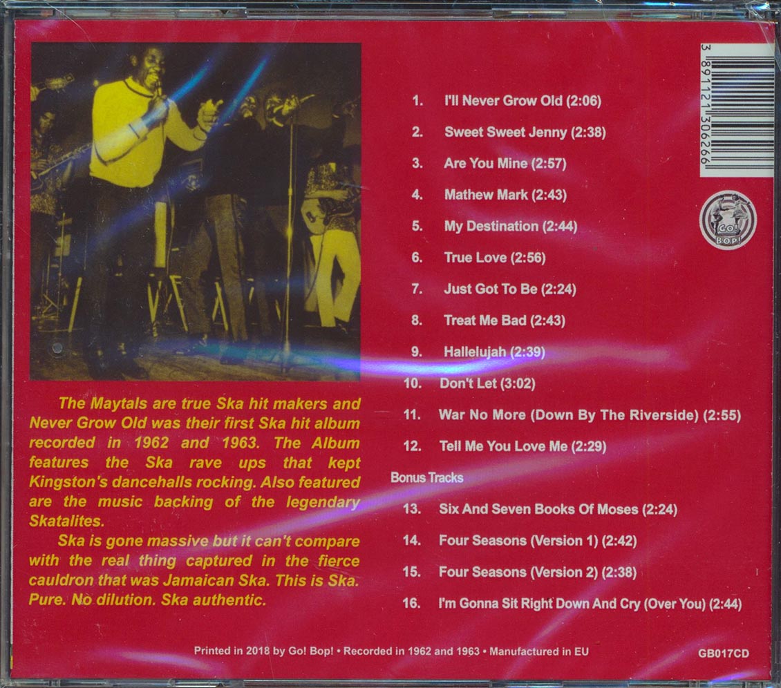Toots & The Maytals - Never Grow Old