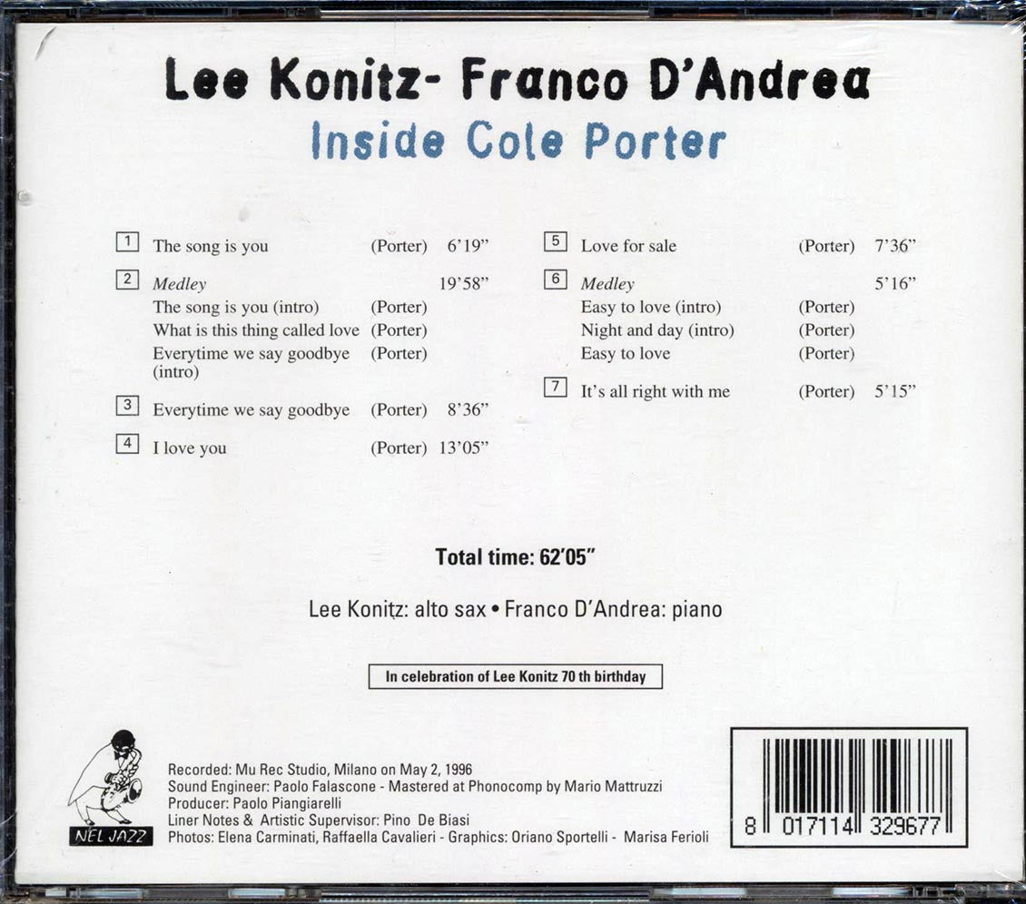 Lee Konitz, Franco D'Andrea - Inside Cole Porter