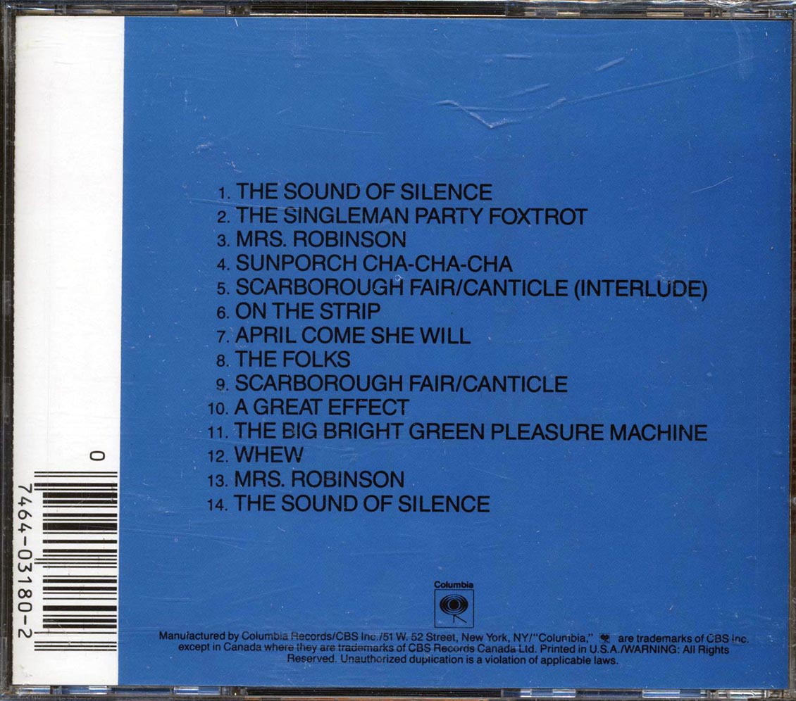 Simon & Garfunkel, Dave Grusin - The Graduate: Original Soundtrack