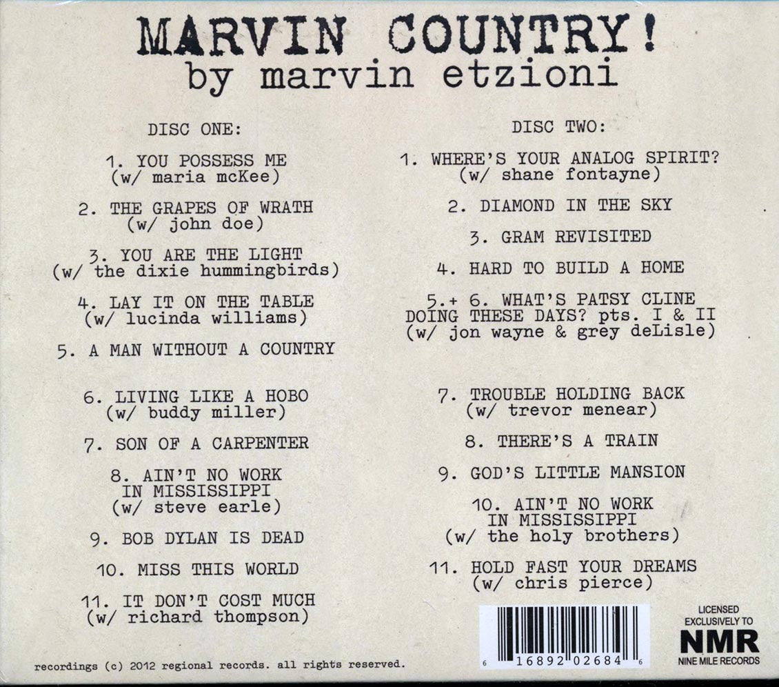 Marvin Etzioni - Marvin Country