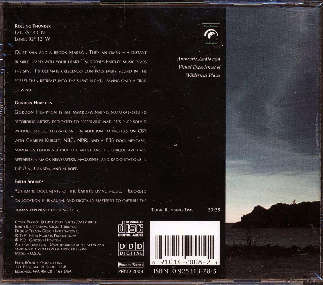 Gordon Hempton - Rolling Thunder