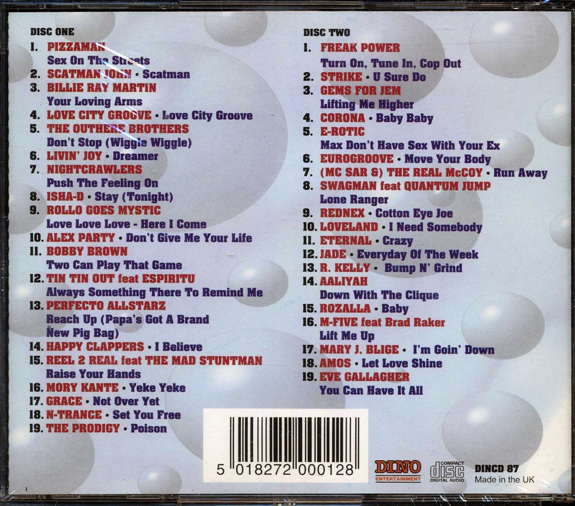 Pizzaman, Scatman John, Billie Ray Martin, Etc. - Dance Massive 95: 38 Large Dance Hits (38 tracks) (2xCD)