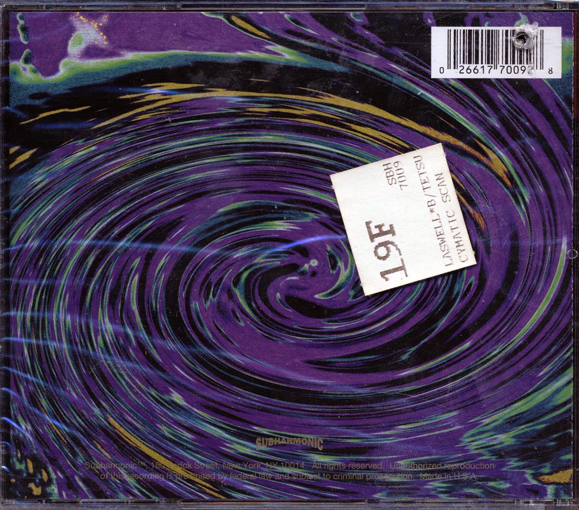 Bill Laswell, Tetsu Inoue - Cymatic Scan (marked/ltd stock)