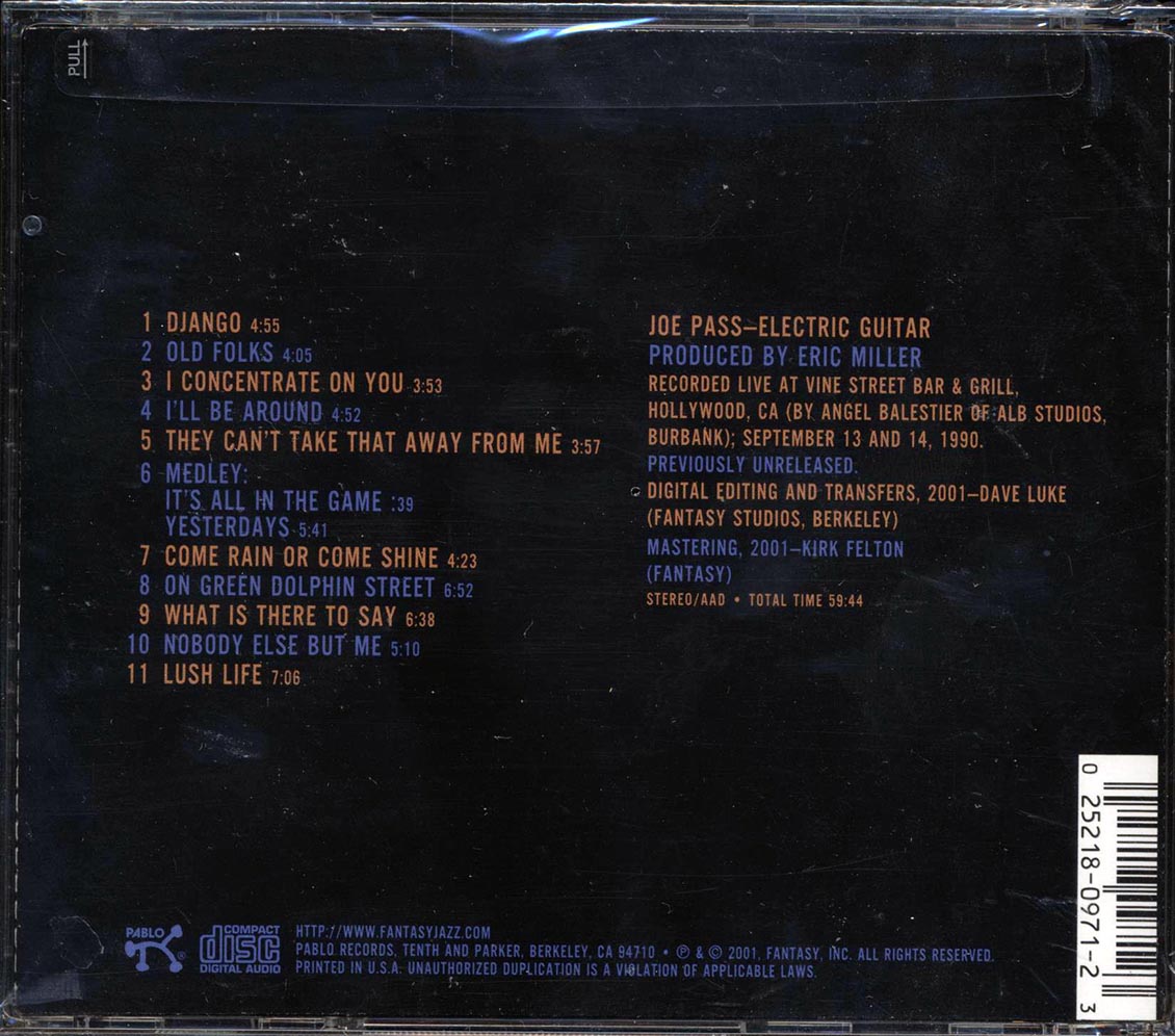 Joe Pass - What Is There To Say: Joe Pass Solo Guitar