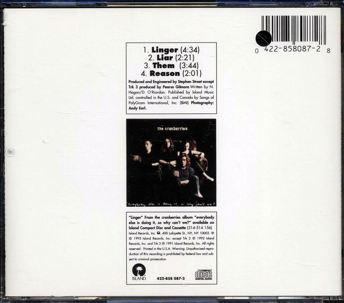 The Cranberries - Linger (marked/ltd stock)