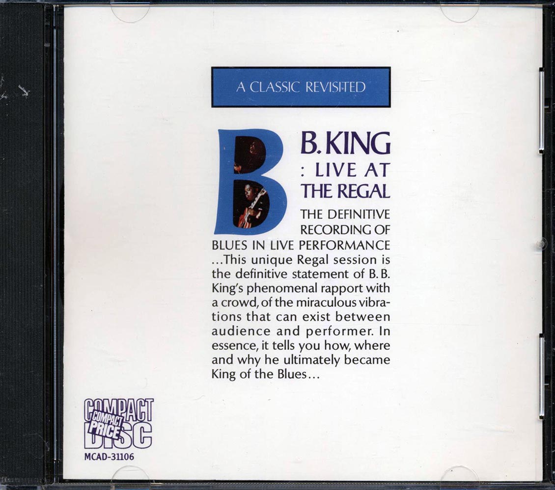 BB King - Live At The Regal