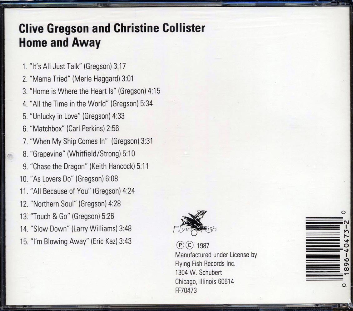 Clive Gregson, Christine Collister - Home And Away