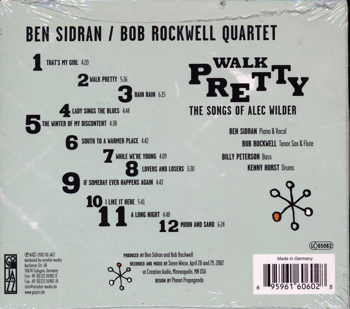 Ben Sidran, Bob Rockwell Quartet - Walk Pretty: The Songs Of Alec Wilder