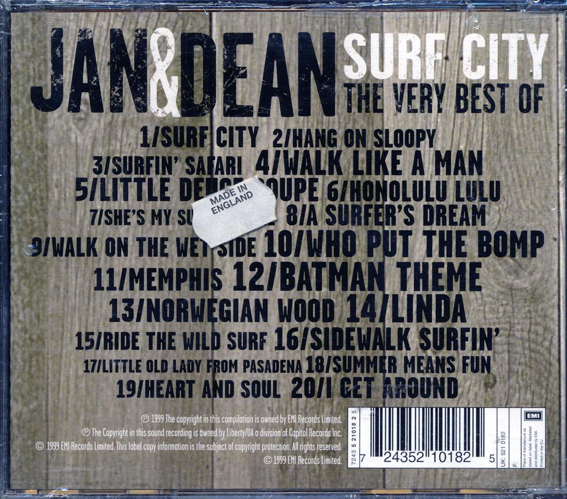 Jan & Dean - Surf City: The Very Best Of Jan & Dean