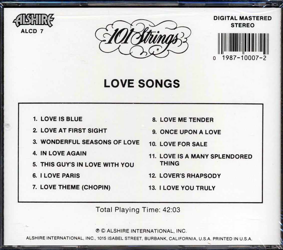 101 Strings - Love Songs