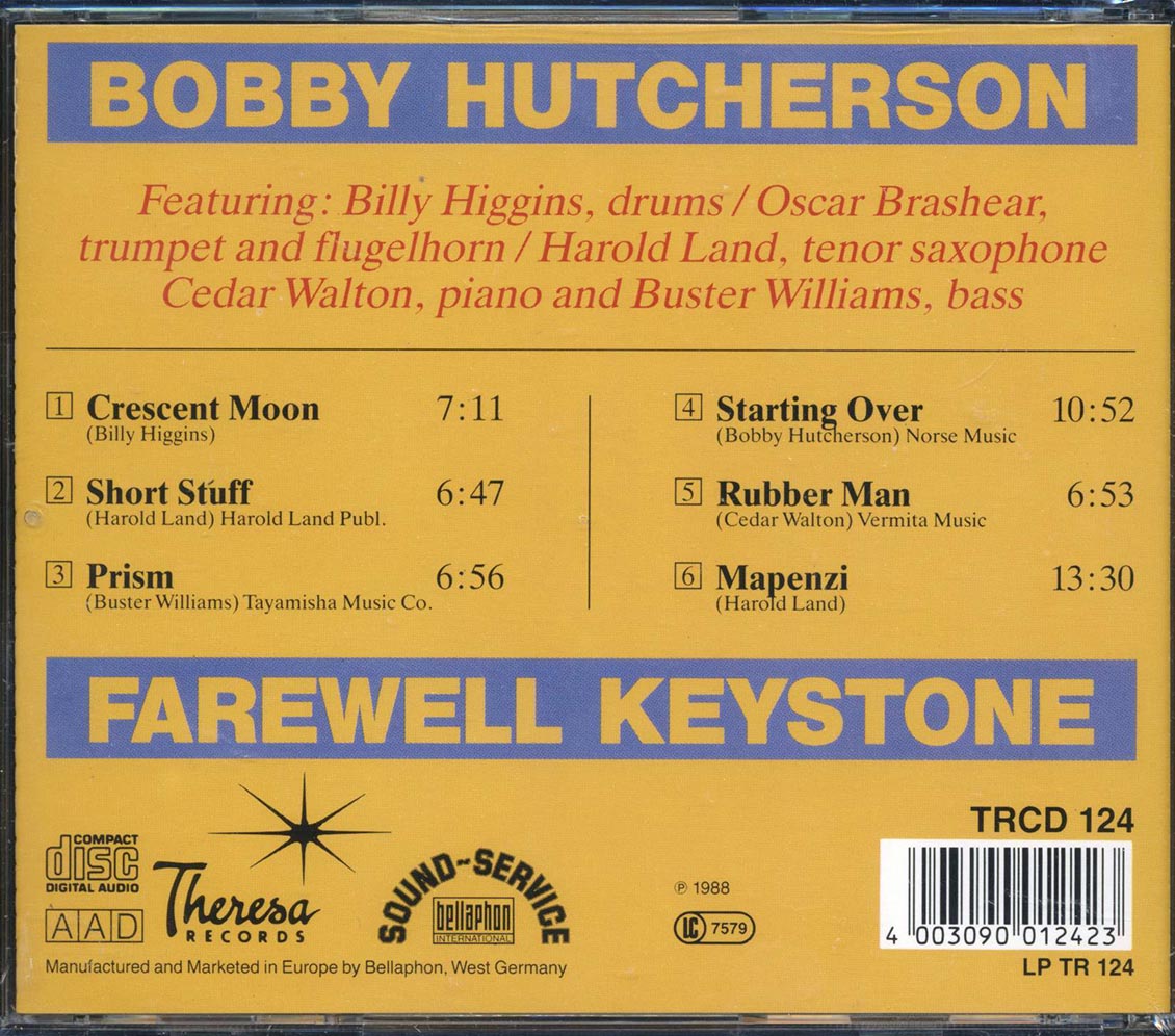 Bobby Hutcherson - Farewell Keystone