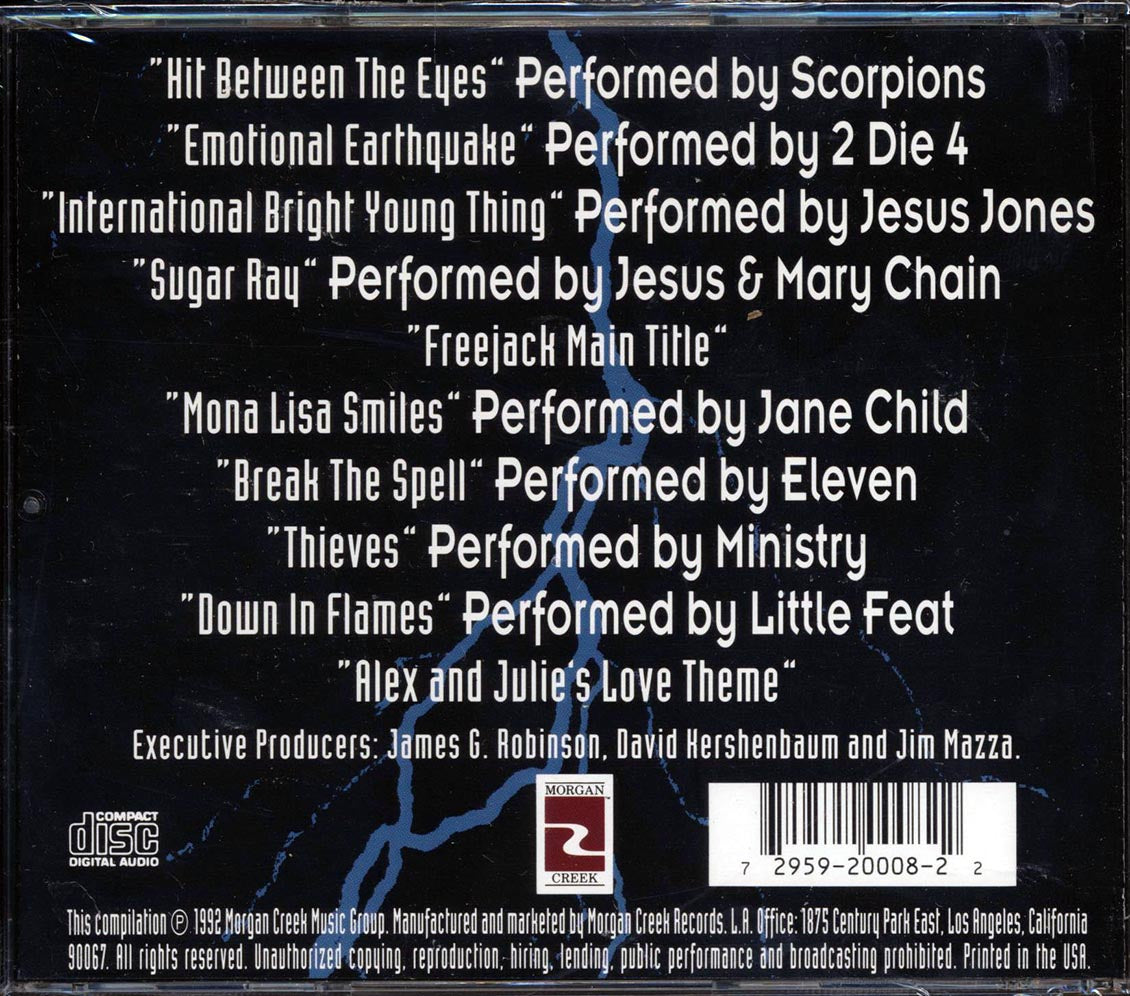 Scorpions, 2 Die 4, Jesus Jones, Etc. - Freejack Soundtrack