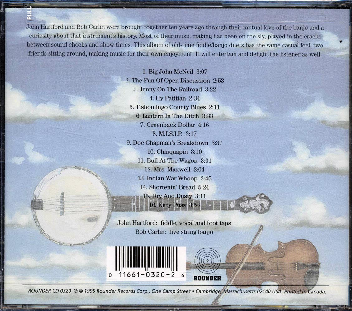 Bob Carlin, John Hartford - The Fun Of Open Discussion (marked/ltd stock)