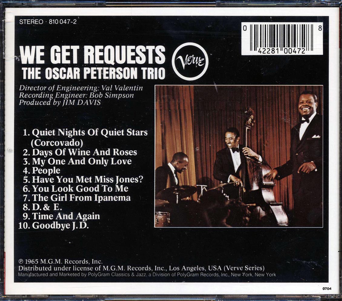 The Oscar Peterson Trio - We Get Requests