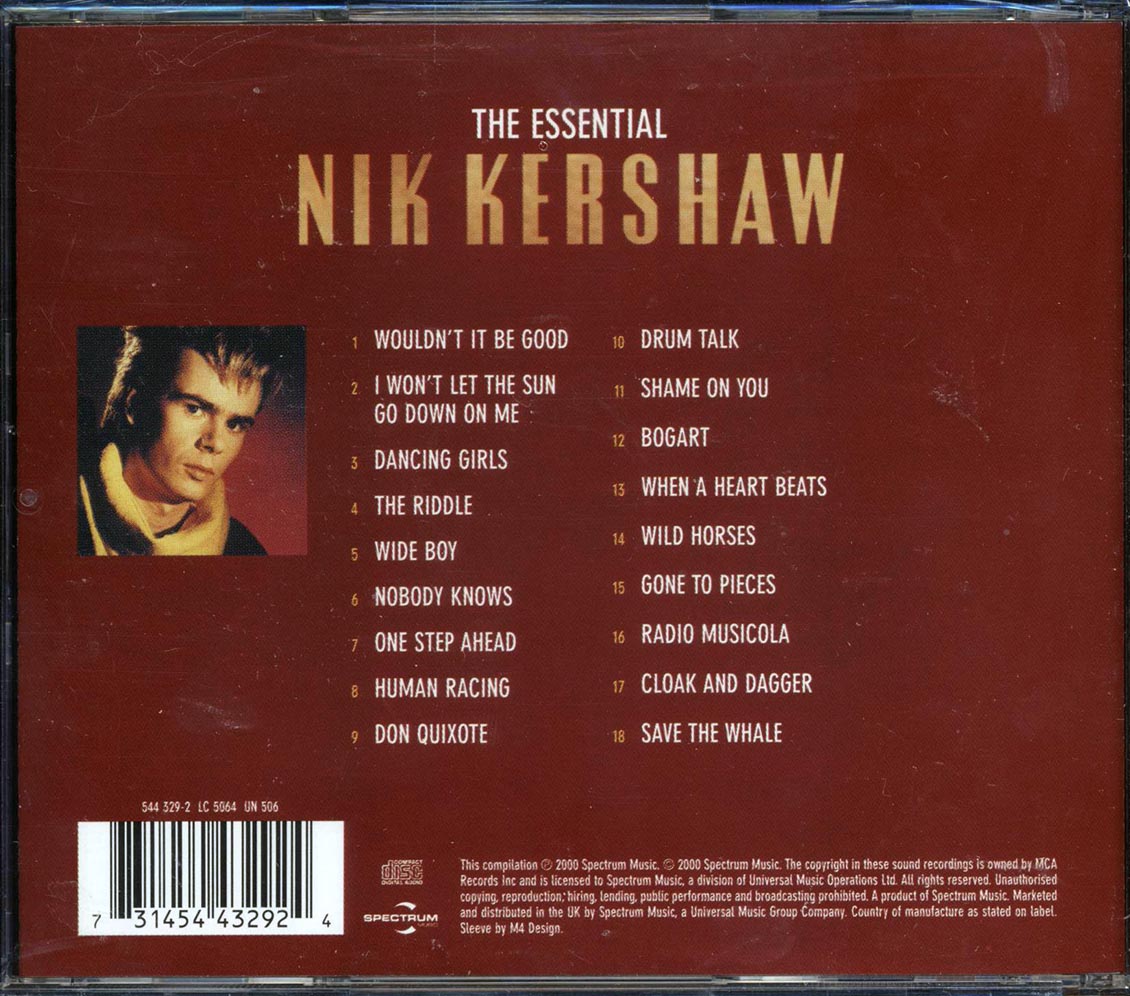Nik Kershaw - The Essential Nik Kershaw