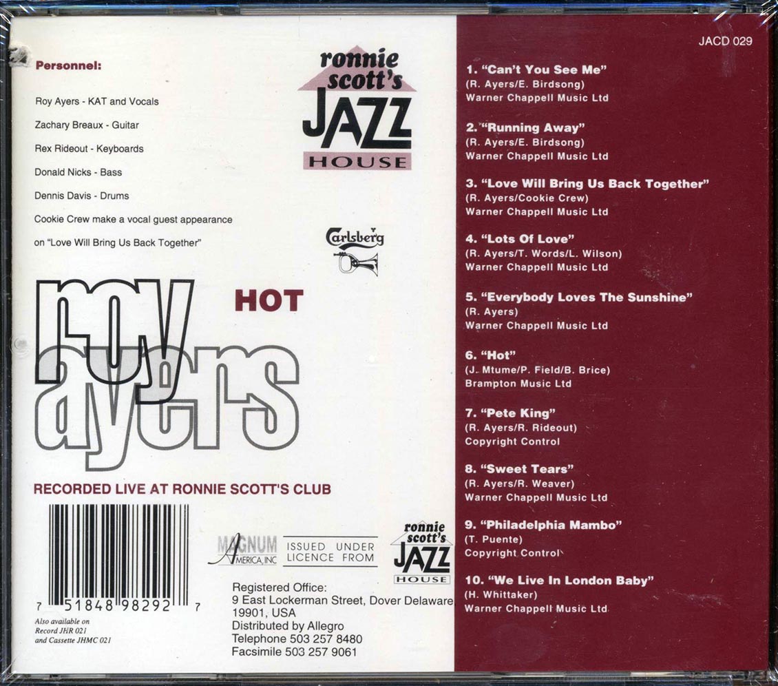 Roy Ayers - Hot (marked/ltd stock)
