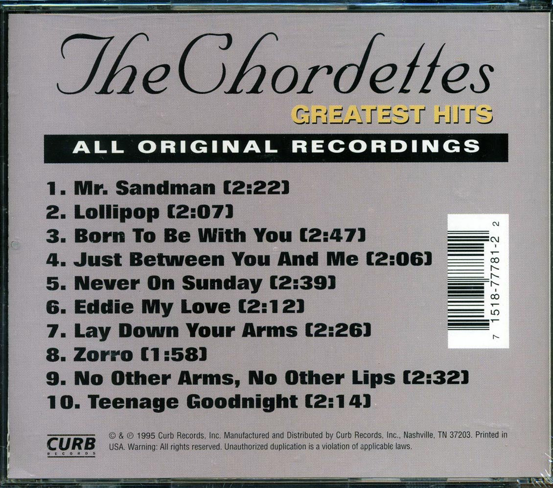 The Chordettes - Greatest Hits
