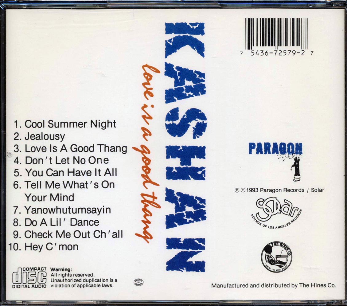 Kashan - Love Is A Good Thang