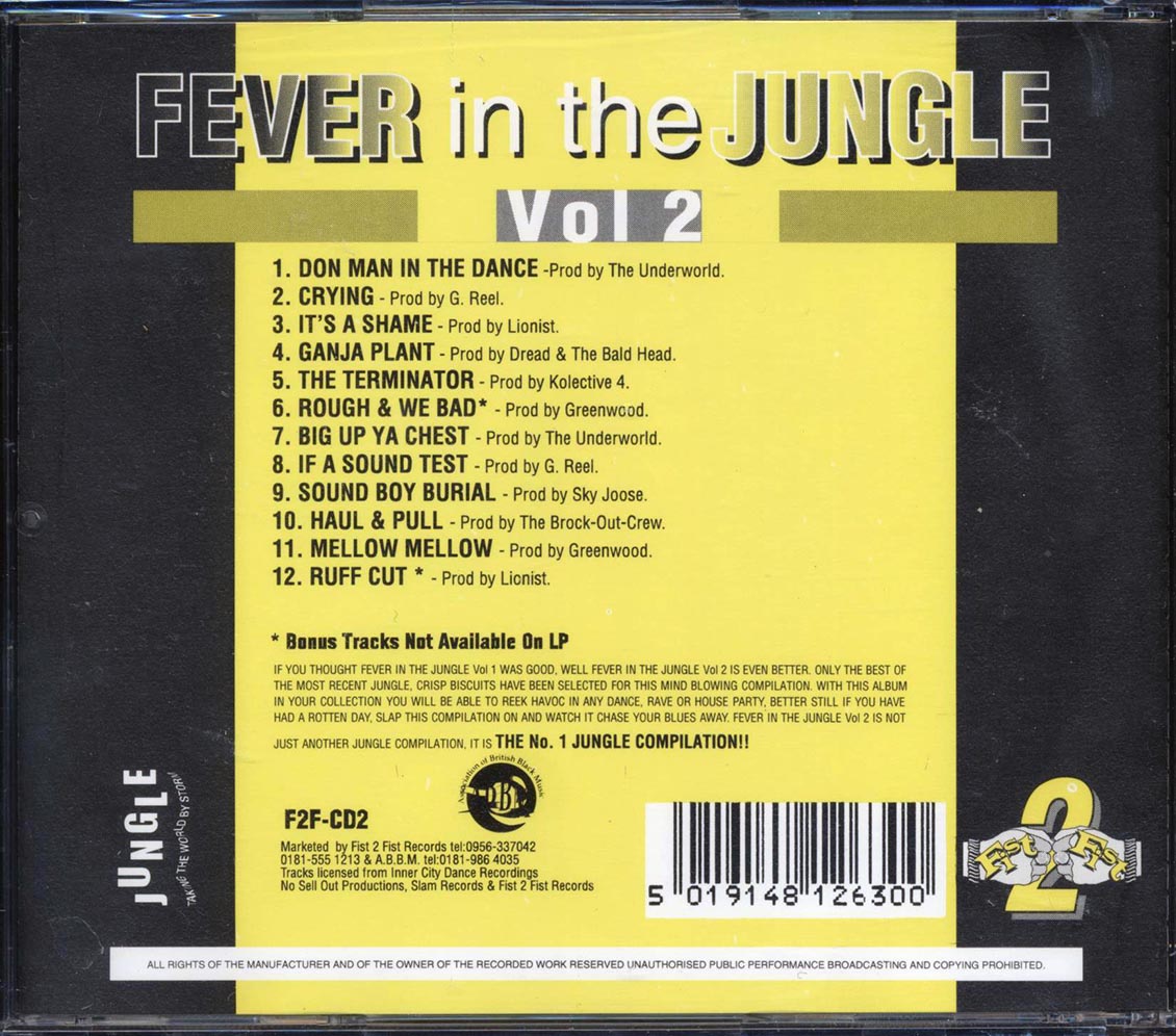 The Underworld, Mr. Realistic, Lionist, Etc. - Fever In The Jungle Volume 2
