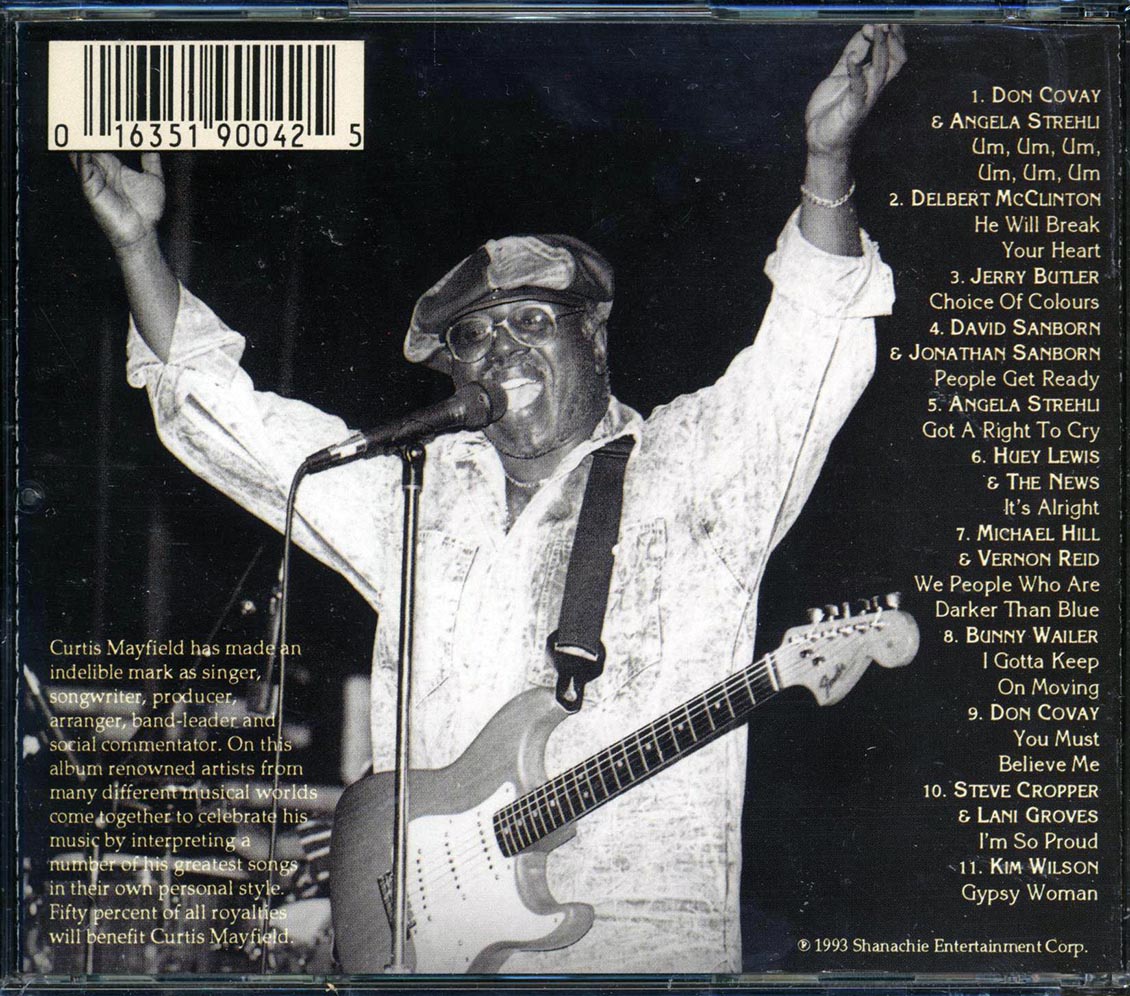 Huey Lewis & The News, Delbert McClinton, Jerry Butler, Angela Strehli, Etc. - People Get Ready: A Tribute To Curtis Mayfield