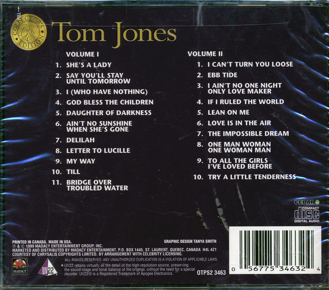 Tom Jones - Tom Jones: Collectors Edition (2xCD)