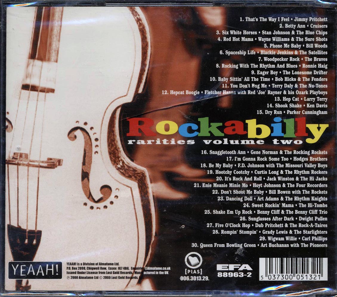 Jimmy Pritchett, Cruisers, Stan Johnson, Etc. - Rockabilly Rarities Volume 2