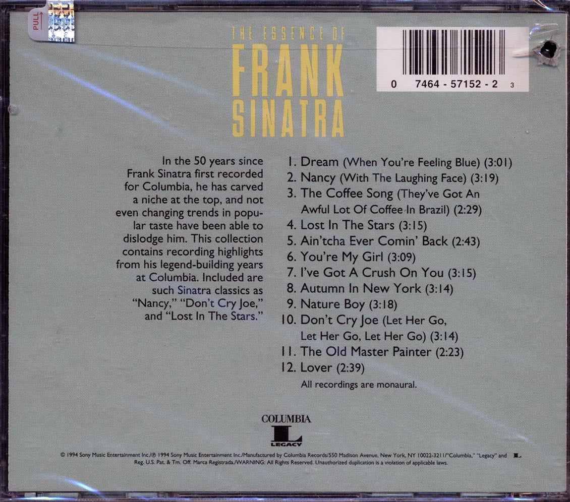 Frank Sinatra - The Essence Of Frank Sinatra (marked/ltd stock)