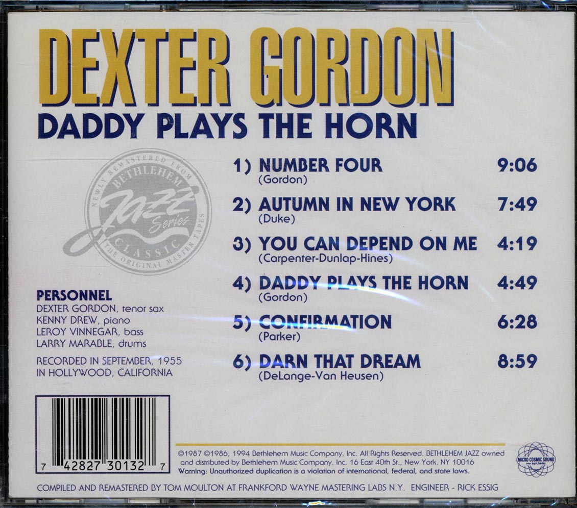 Dexter Gordon - Daddy Plays The Horn